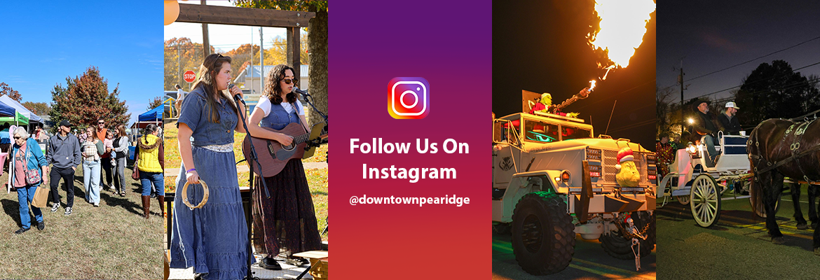 Follow Downtown Pea Ridge Arkansas on Instagram